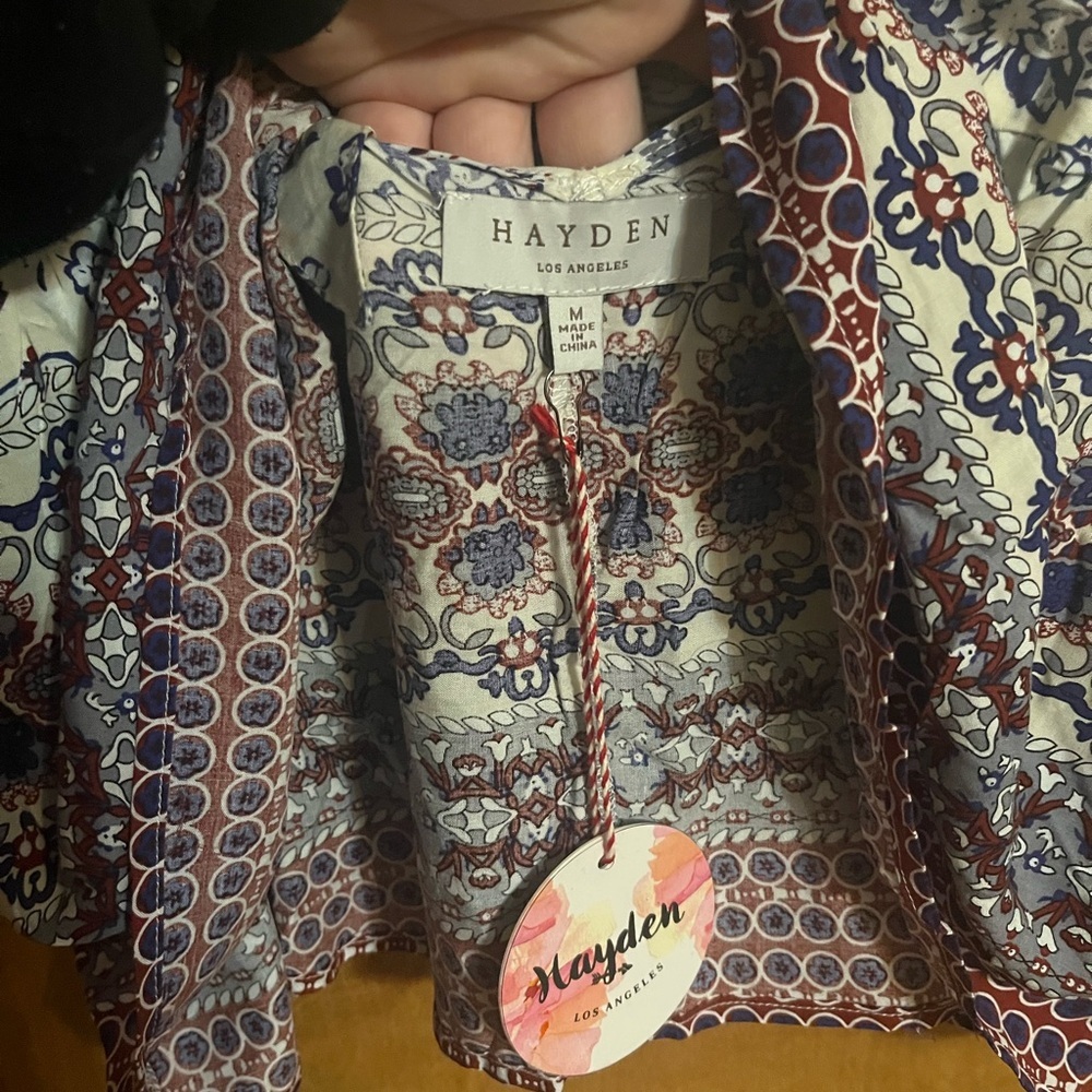 Pattern Print Women's Top - Picture 5 of 10